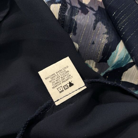 Three Eighty Two Ruffle Long Sleeve V-Neck Mini Dress Size Small Floral Revolve* - Picture 14 of 15